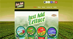 Desktop Screenshot of justaddlettuce.com